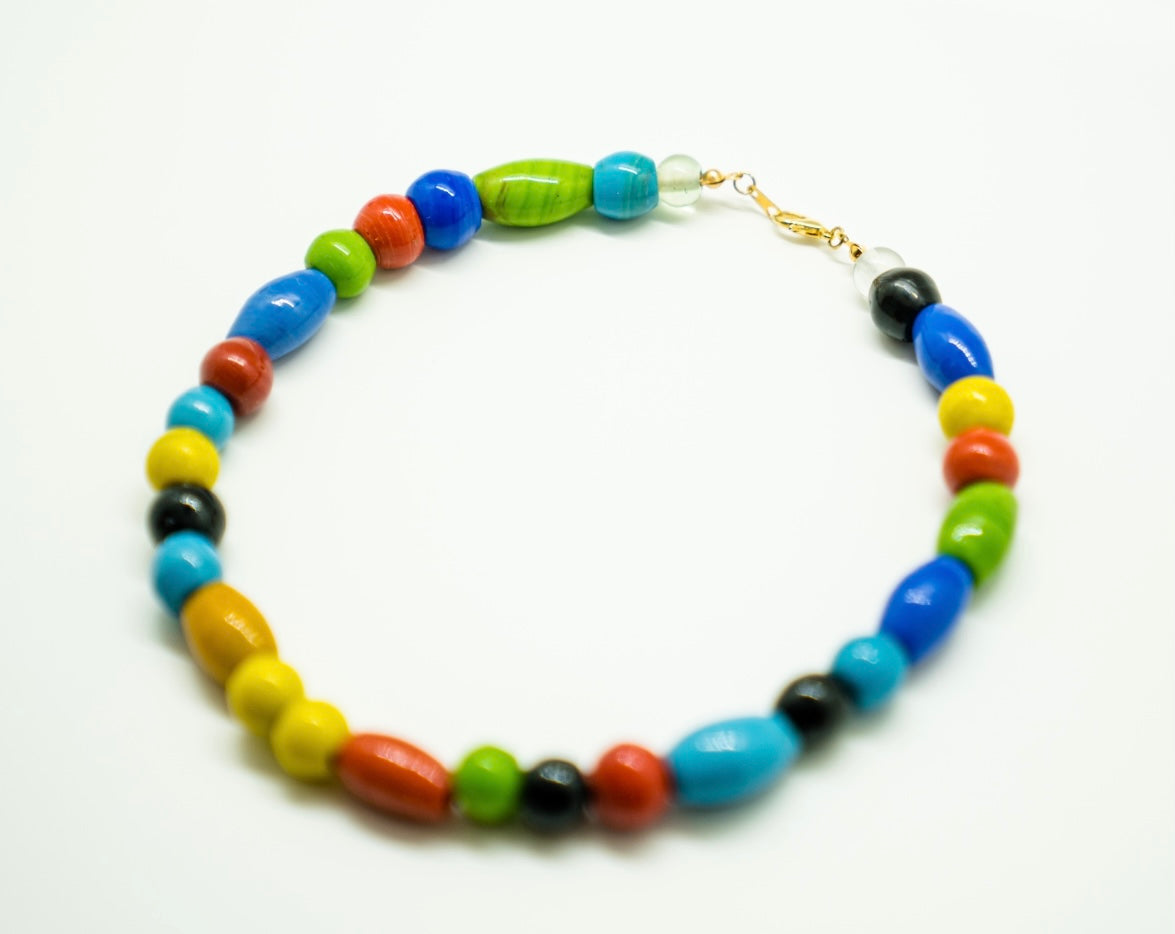 Short Saverz Colorblock Necklace